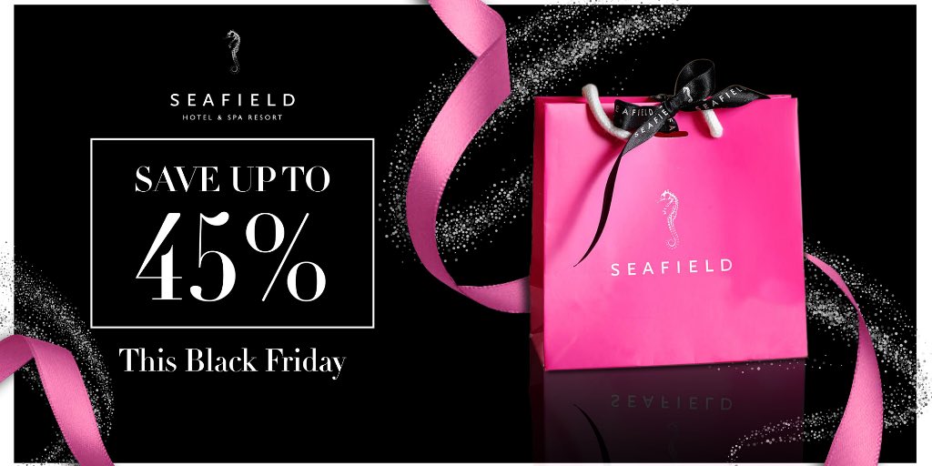 Our amazing BLACK FRIDAY SALE is here! 🖤

Only available online at the below link for 24 HOURS!

seafieldhotel.com/Black-Friday-S…

T&amp;C’s apply and dates will sell out fast so book now to avoid disappointment!

#BlackFridayatSeafield #24HoursOnly