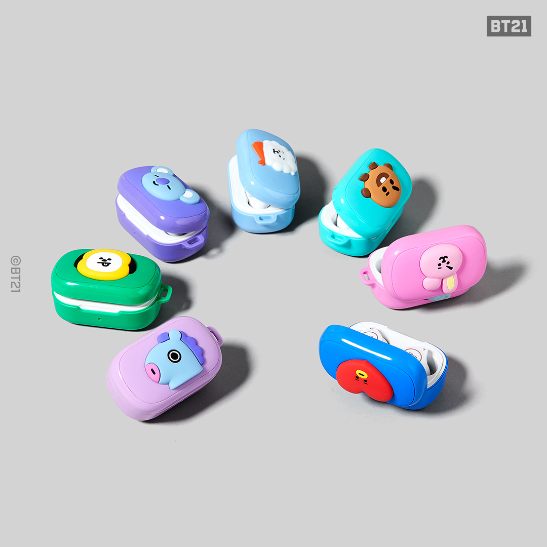 An Earful of Music, a Handful of Air.
#BT21 True #WirelessEarbuds!

Touch operated, 🎶
#WirelessCharge with a soft 
and durable #DedicatedCase!

now at
LINE FRIENDS COLLECTION.
lin.ee/5Rr5XEa 

#NoiseCancel #Strap #GlobalShipping