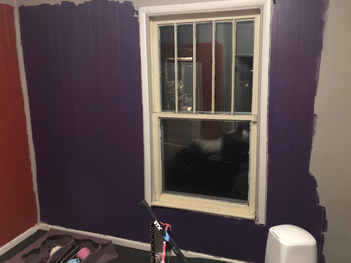 mckenziedeitsch's tweet photo. Went in for paint samples and one tint sample can did a majority of what I wanted done. The house is becoming ours more and more every day 😈 https://t.co/ITATredXq8