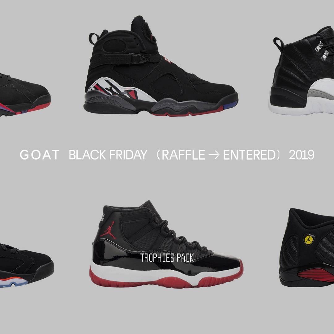 ClipsByChris's tweet image. Enter the #GOATBlackFriday raffle for a chance to win sneakers, credit and other exclusive prizes. goat.app.link/eFx2ucw0l1