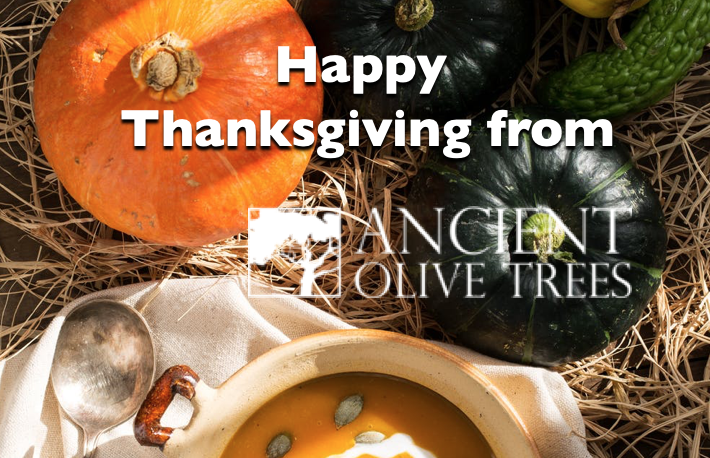Happy Thanksgiving from Ancient Olive Trees Olive Oil 
🥧🍗🥧🍗🥧🍗
#thanksgiving #delicious