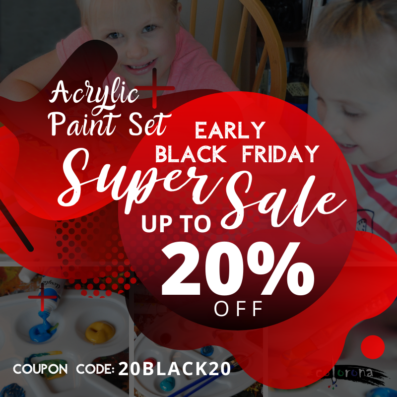 Colorona_art's tweet photo. Looking for a perfect holiday present for kids that are not that expensive and yet can be useful and they would enjoy? Get them #ColoronaAcrylicPaintSet!
-
Place your orders now through this link https://t.co/yK7GdfDLI5 or use the Coupon Code: 20black20 for a 20% discount! https://t.co/0yQCINRgGg