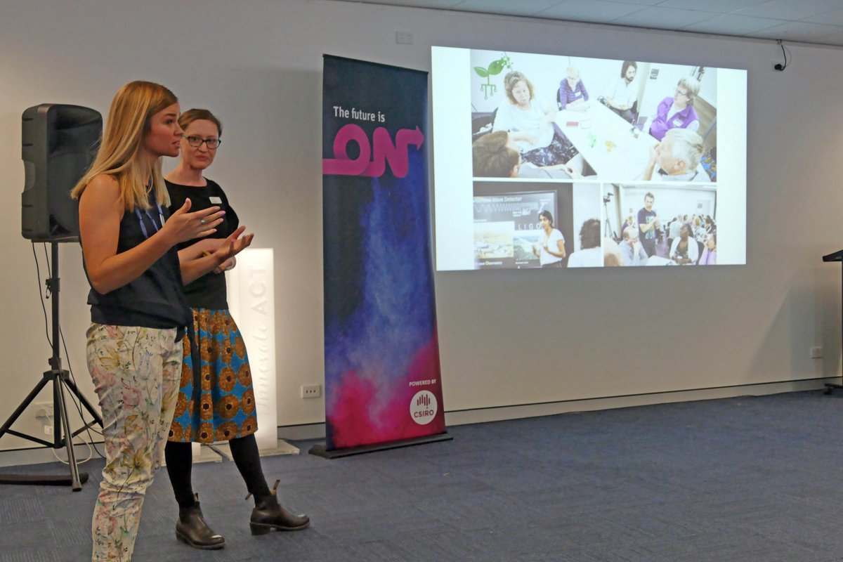 Centre Education and events officer Alisha Duncan presenting her collaboration with <a href="/meriSTEM_Edu/">meriSTEM Educational Resources</a> at the #OnPrime finals. A fantastic initiative to produce educational resources for science teachers.  Very well done!👏
