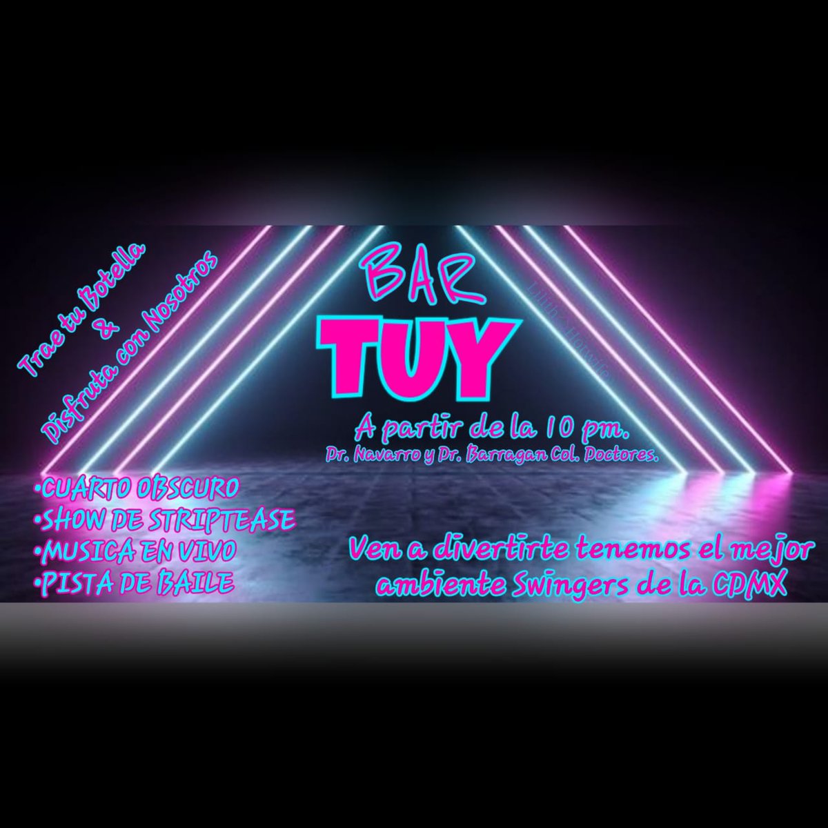 bar_tuy's tweet photo. Solo viernes 29 de noviembre ven te espera tu casa @bar_tuy😈🔥 https://t.co/NKGWVKLiMt