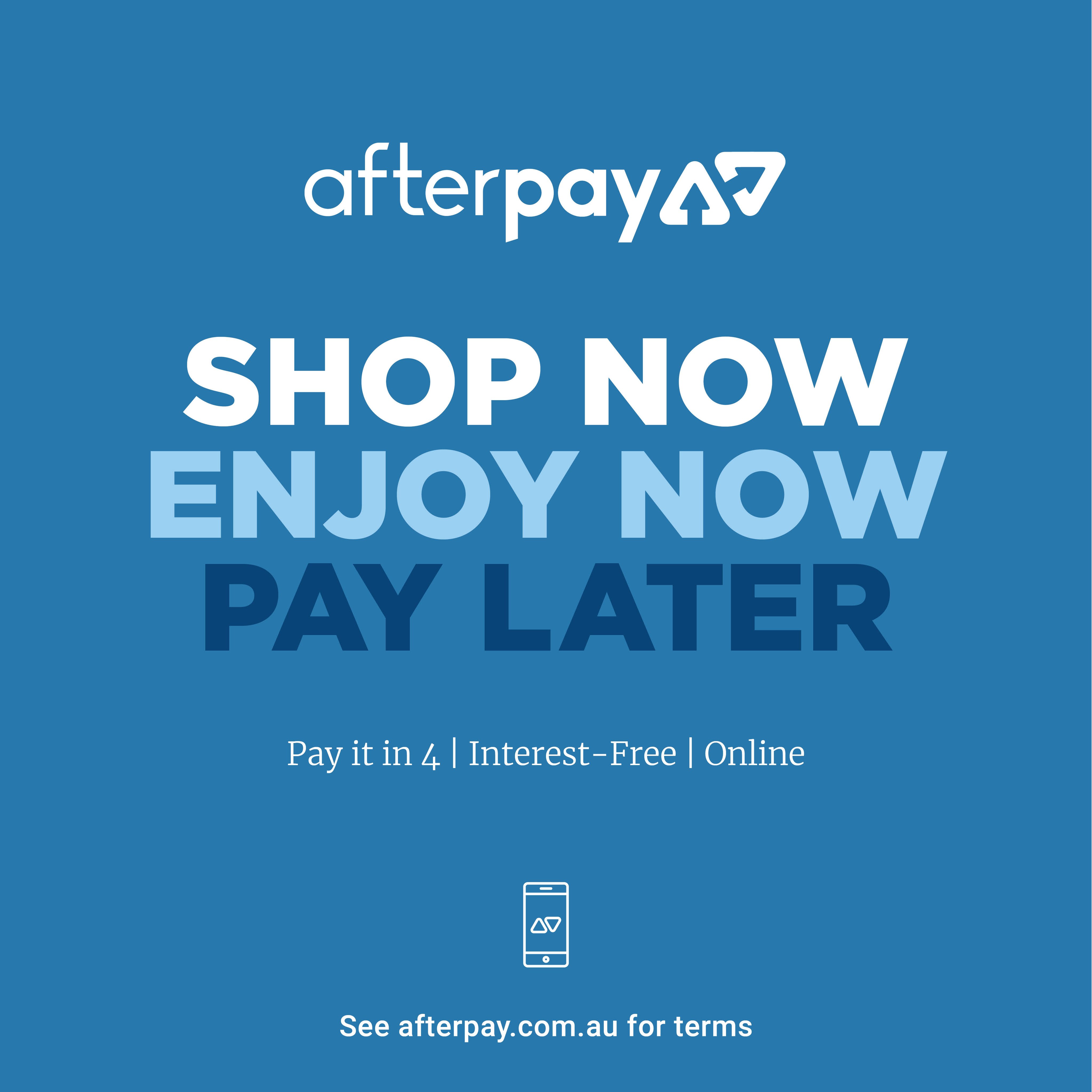 now offering afterpay