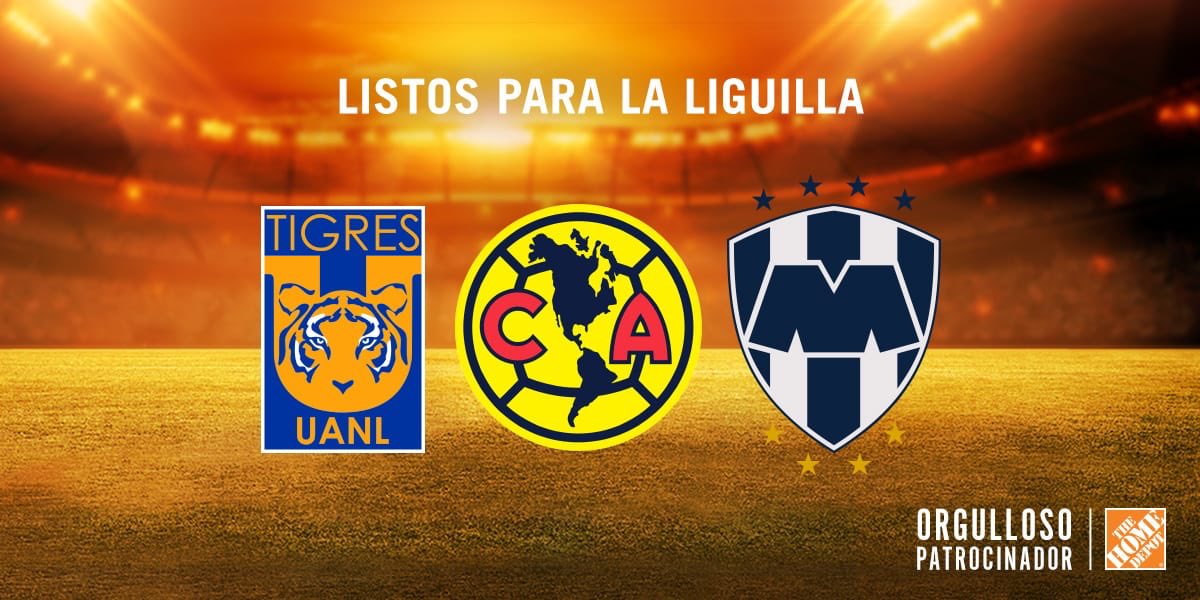 La cancha esta lista, ¿ya estás listo para vivir como nunca el inicio de la liguilla con nuestros equipos? #LoVivimosContigo @Rayados @TigresOficial @ClubAmerica