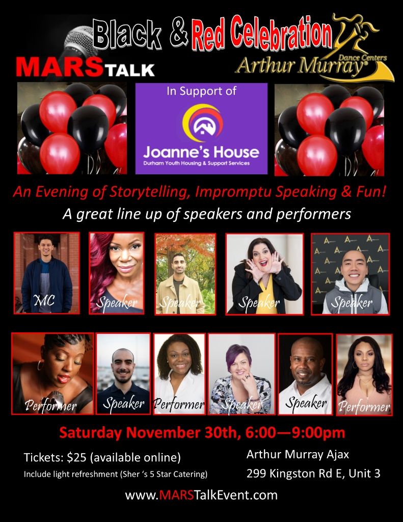 list of speakers for Nov 30 including Gaby Mammone 