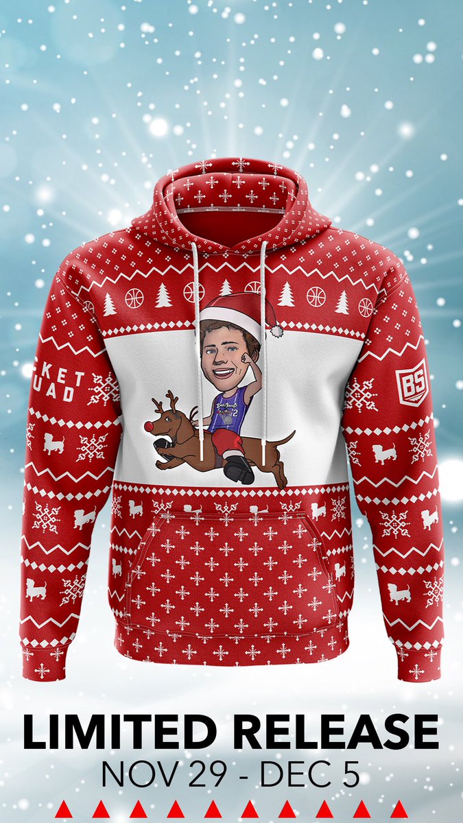 Bucketsquad christmas hoodie Clearance