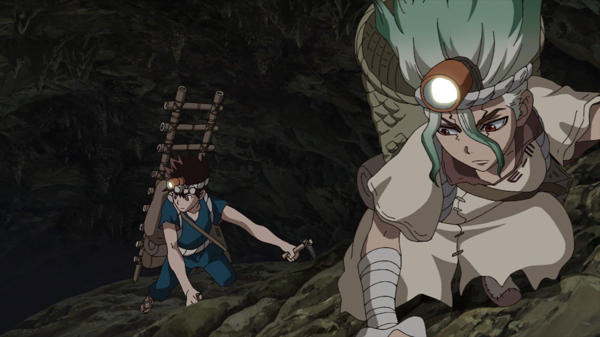 アニメ ｄｒ ｓｔｏｎｅ 公式 続編制作決定 Twitterissa ｄｒ ｓｔｏｎｅ 第22話 The Treasure は 今晩より各局放送です Tokyo Mx 22時 Kbs京都 22時半 サンテレビ 23時半 Bs11 23時半 真空管作りの素材 タングステンを目指し 千空は