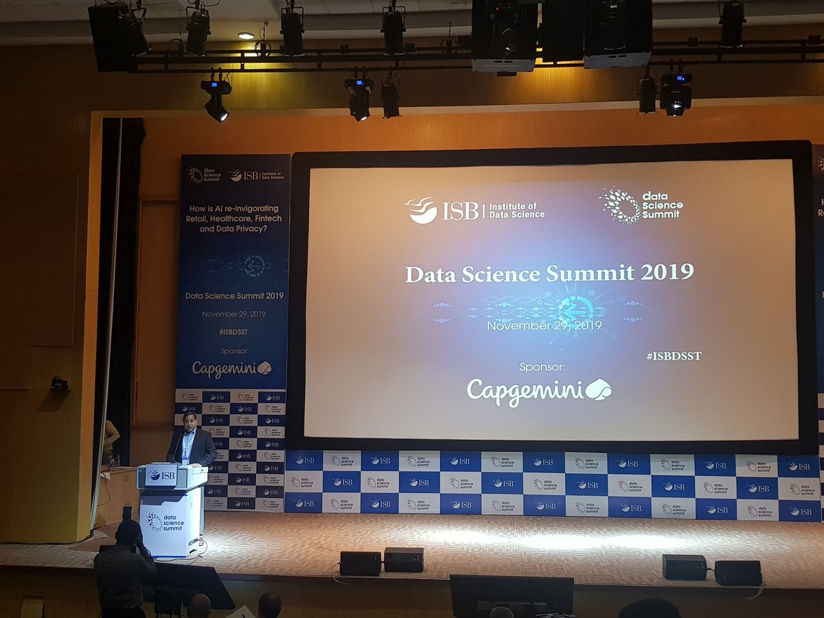 Prof Manish Gangwar kickstarting the ISB data science summit this morning <a href="/ISBedu/">Indian School of Business (ISB)</a> <a href="/mgang2/">Manish Gangwar @ ISB</a> #ISBDSST