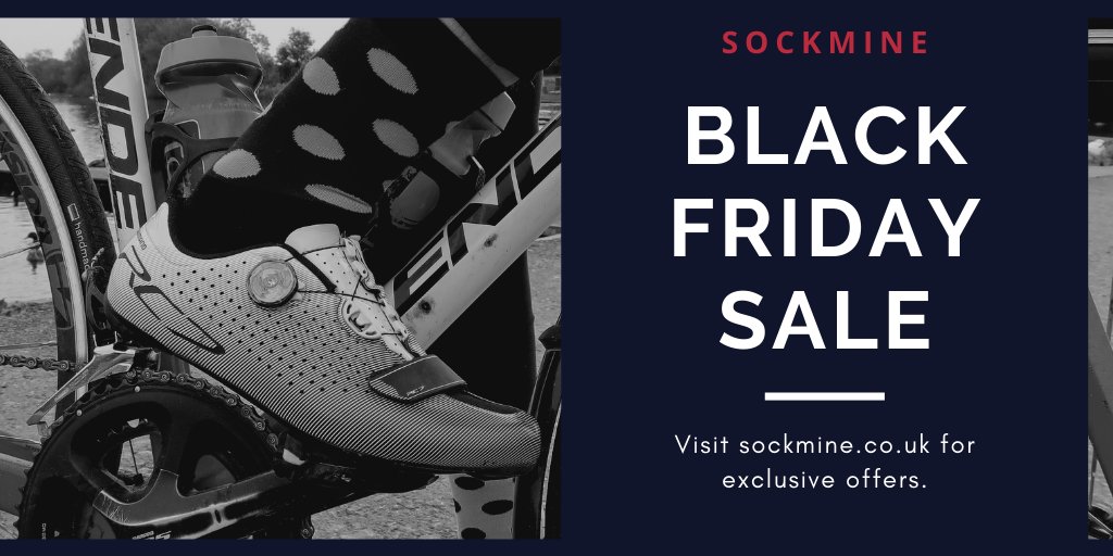 The #BlackFriday sale is now on! Visit our website and use the code 'BF10" for 10% off your entire purchase.

.
.
.

#Sockmine #furtherfasterlonger #socks #cycling #horseriding #running #walking #motorsports #snowsports #sale