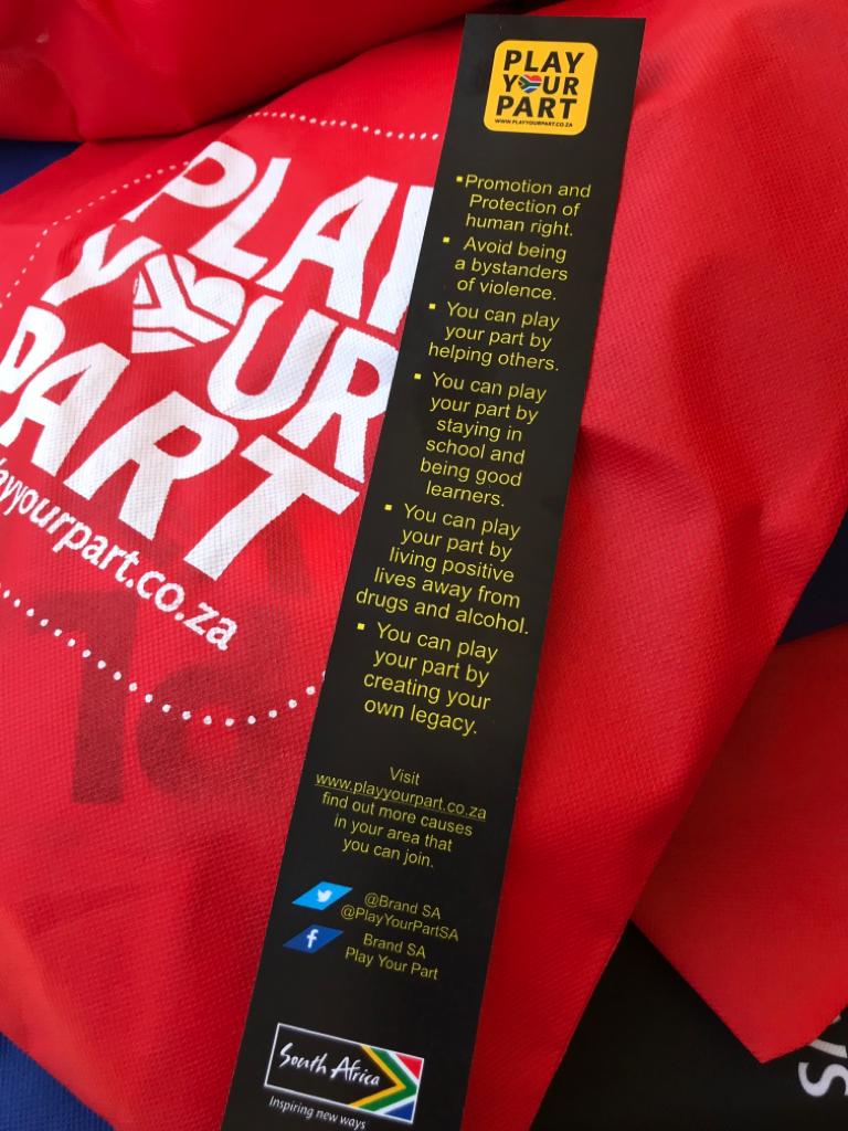 PlayYourPartSA's tweet photo. How can you #PlayYourPart? 
✅ Exercise your rights and respect the human rights of others
✅ Help others
✅Stay in school and be a good learner
✅ Stay away from drugs and alcohol 
✅ Create your own positive legacy
#Inspiredbymyconstitution #GetInvolved @thesihlendaba @Brand_SA https://t.co/j8ksYQu7cn