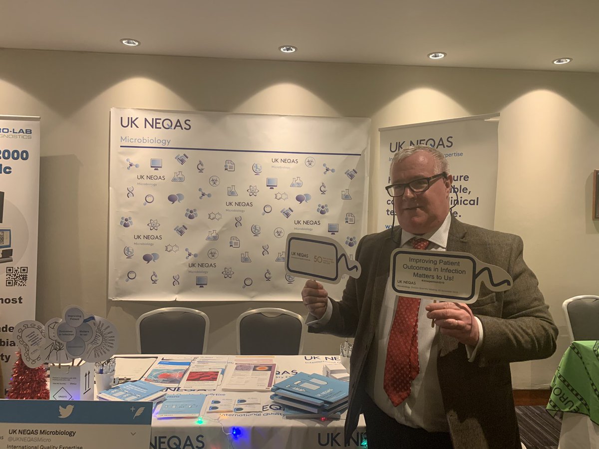 UKNEQASMicro's tweet photo. Getting ready to welcome our delegates @UKNEQASMicro Annual Scientific Day 2019 #ukneqasmicro2019 #EQA 😊 https://t.co/8YE90209Vw