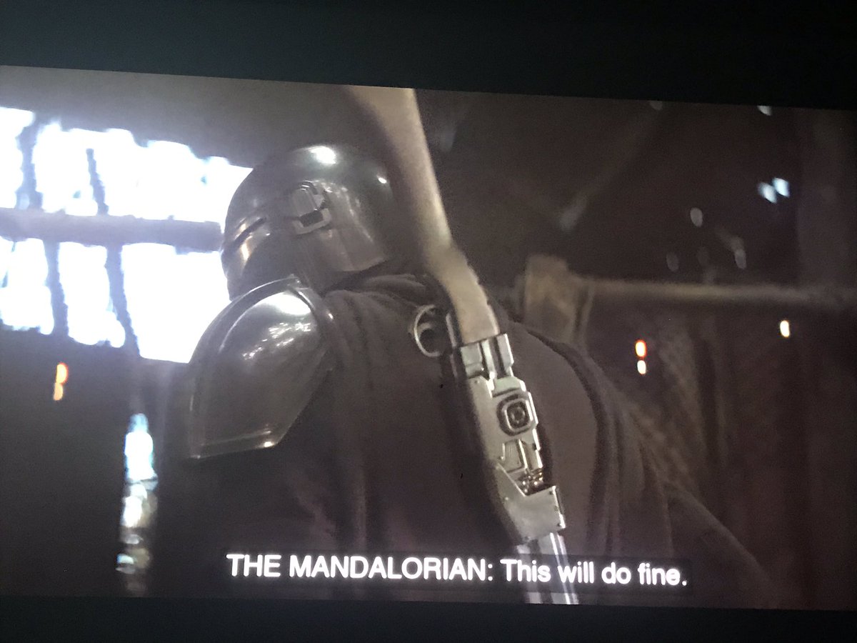  #TheMandalorian   just imagine me screeching open-mouthed like a demon through every scene like this bc this is the content I’ve been waiting for
