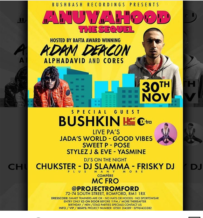 #FF <a href="/realadamdeacon/">Adam Deacon</a> <a href="/Coresmusic/">Alex ‘Cores’ Hayes</a> <a href="/AlphaDDavid/">Alpha D</a> and join them on saturday <a href="/ProjectRomford/">Project Romford</a> 💋💖🌹💖💋