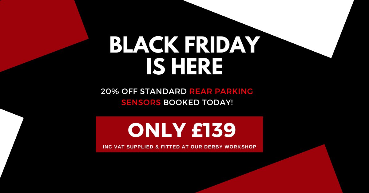 *Black Friday Deal* #parkingsensors #derbyshire #derby #vehicleaccessories #aftermarket
