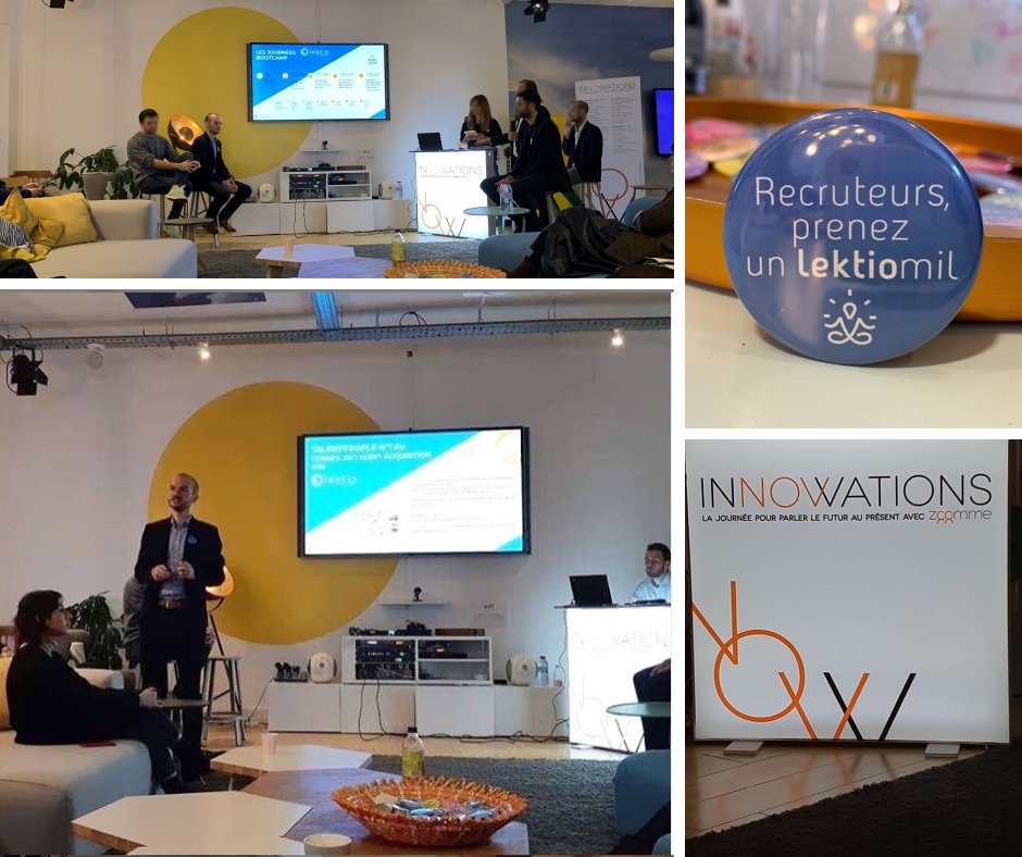 Très beau moment passé à la 2ème édition de la journée #Innowvations 😊
Organisé par <a href="/Zcomme/">Zcomme</a>, cet événement était l'occasion de mettre en avant l'Académie des métiers du #recrutement en présence d'acteurs innovants dans le domaine des #RessourcesHumaines ! 

#Lektio #Zcomme