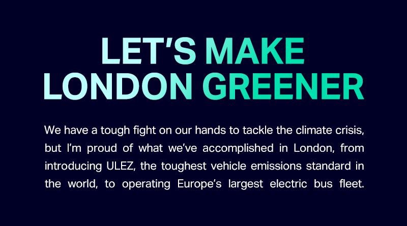 I’ve declared a climate emergency in London, and am committed to tackling our toxic air. The Ultra Low Emission Zone is the toughest vehicle emissions standard in the world and is already helping Londoners by lowering roadside NO2 pollution by a third. #LetLondonBreathe