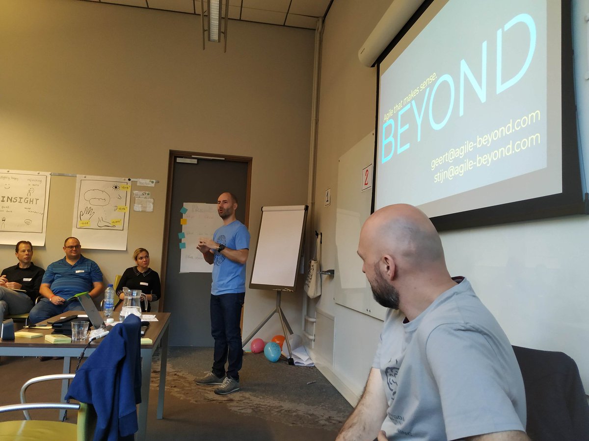 Interesting talk by Stijn &amp;Geert from agile beyond. #xpdaysbenelux