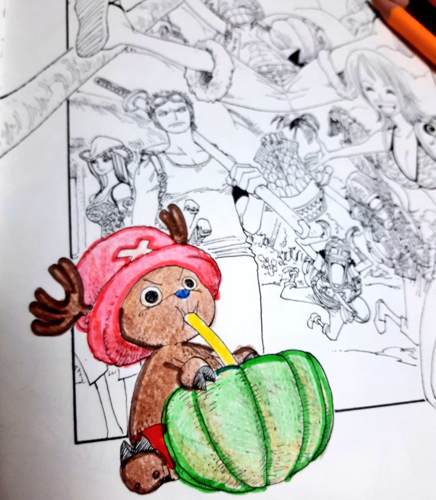 ワンピースぬりえ Twitter Search Twitter