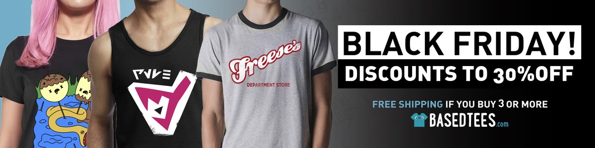 BasedTeesShop's tweet photo. BLACK FRIDAY IS HERE! Get all the discounts at https://t.co/RAys7Tj8S5 

#tshirts #videogames #pokemon #fanart #blackfriday #gamers https://t.co/M8ahzzTjgR