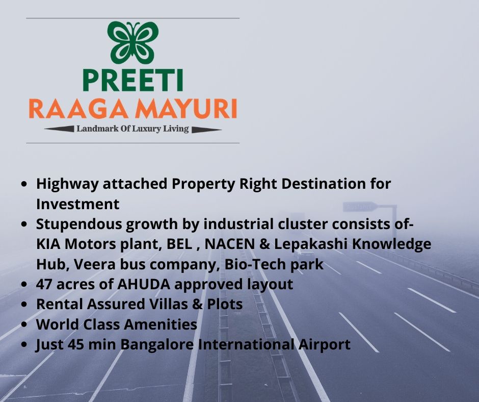 preetideveloper's tweet image. Introducing Investment Project For Smart Investors On Bangalore Hyderabad National Highway, Close to KIA Motors Plant, BEL, NACEN.
Click here for more info: bit.ly/2XyZlwl or Call now: 9606951553