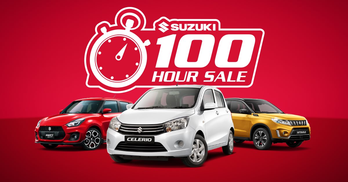 SouthernAutosM's tweet photo. SUZUKI 100 HOUR SALE!! ON NOW!!
NEW CARS FROM A LOW $13,9990 + ORC
SALE ENDS MONDAY 2nd December!
https://t.co/AxW0Ksw6Cp 
#suzuki #cars #sale https://t.co/FqWq6o9z3W