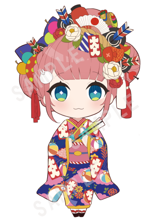 「C97アクキーになります!何個生産するか検討したいです。 」|うさもち。のイラスト