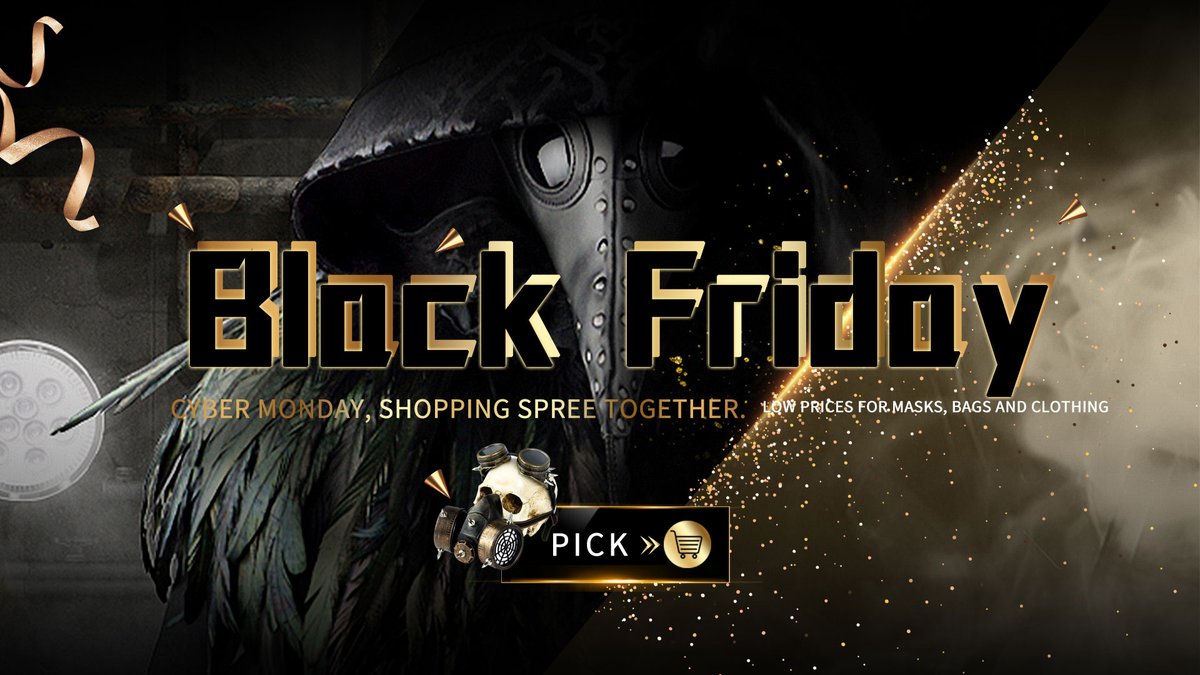 DemonFunStore's tweet photo. Low prices for masks, bags and clothing.Enjoy Black Friday and Cyber Monday, Shopping Spree Together.https://t.co/hP5DrCsC8A https://t.co/9W1AH9MGoj