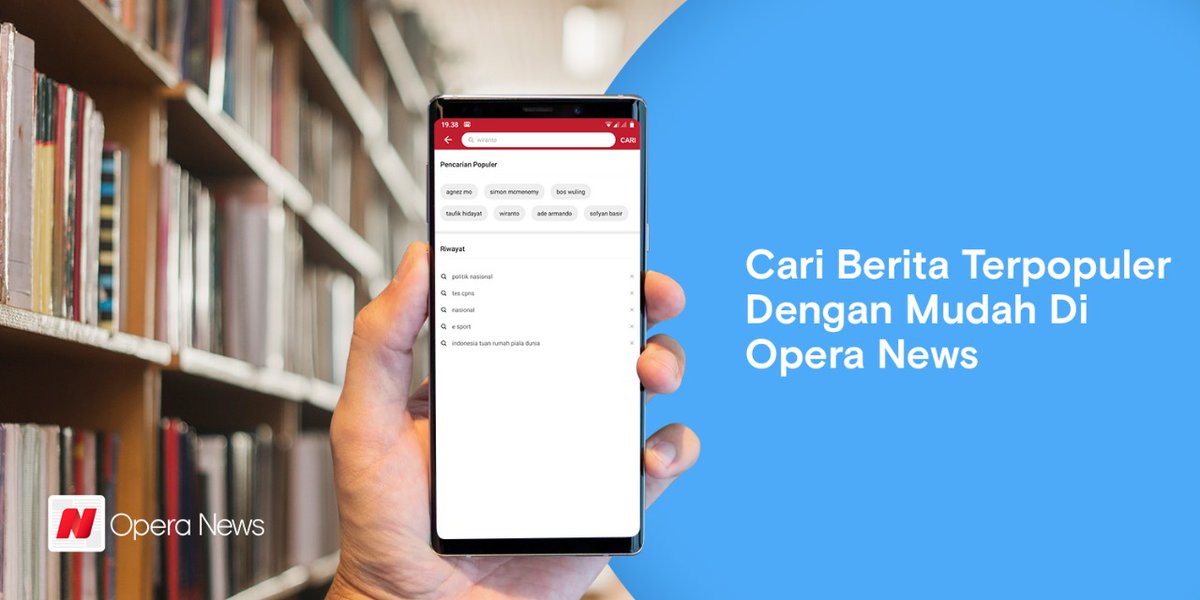 opera_id's tweet image. Mau tahu berita yang populer atau viral saat ini? caranya mudah. Buka aplikasi Opera News dan lihat menu "Pencarian Populer". Kamu pun bisa mendapatkan berita-berita terpopuler dengan mudah! Belum punya aplikasinya? Download gratis di sini opr.as/newid