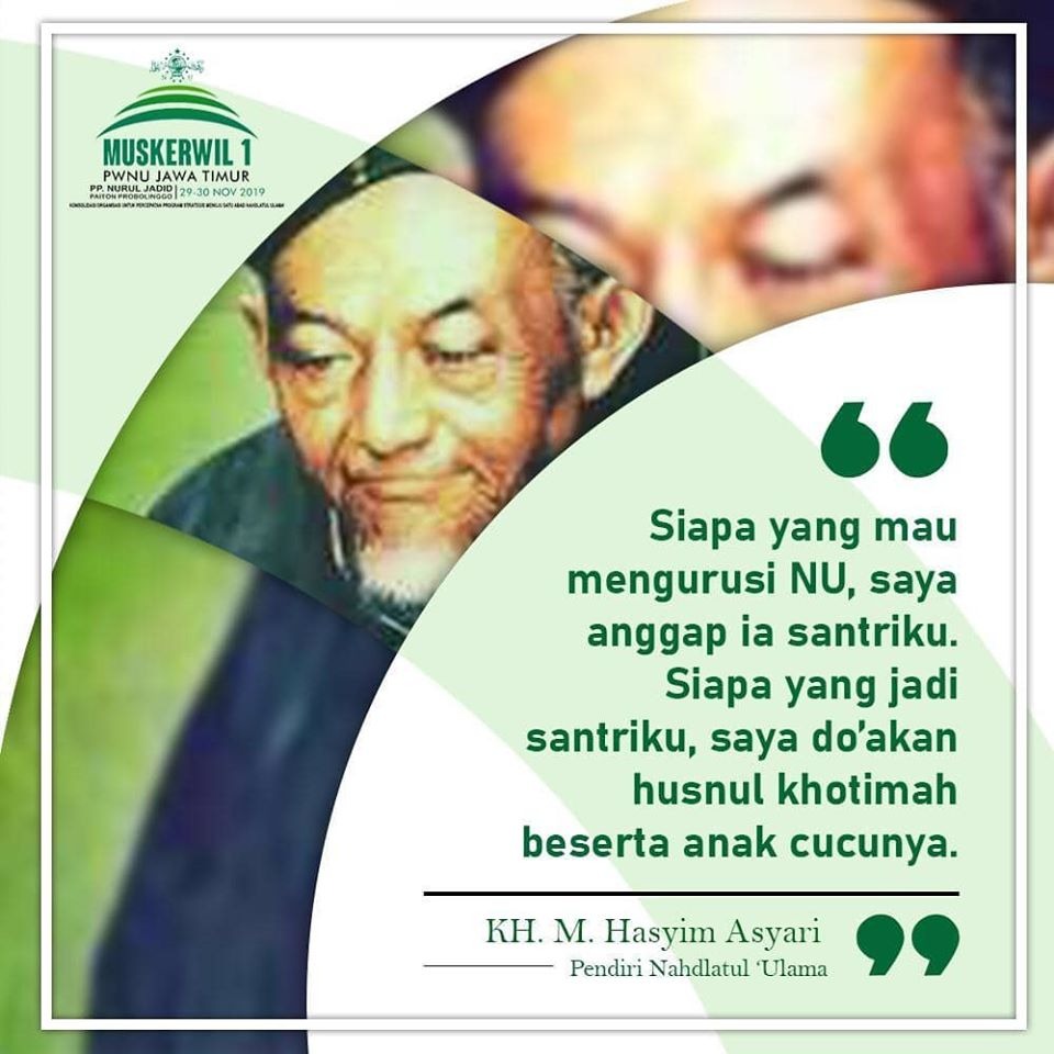 nu_millenial's tweet photo. Pesan KH M Hasyim Asy'ari

#MuskerwilNUJatim https://t.co/PXbPaqxAl8
