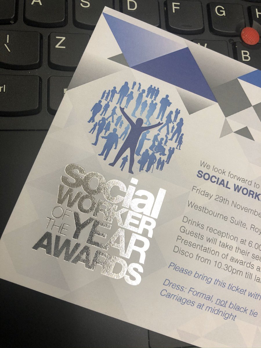 Tonight tonight tonight.  As proud sponsors we so excited to get glammed up and celebrate our profession @socialworkaward Common Justin Colman, #nominee #TeamManagerOfTheYear #TeamLambeth