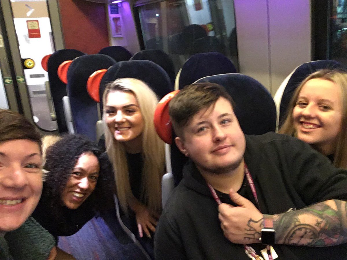 BlackpoolCopro's tweet photo. It might be early but itβs smiles all round as the #ResilienceRevolution crew head to Birmingham to participate & present at the @researchIP Link Officers Annual Meeting #LOAM19 #Nothingaboutuswithoutus @bb_resilience @cbeswick17 @BpoolCouncil https://t.co/6x69gbC0eP