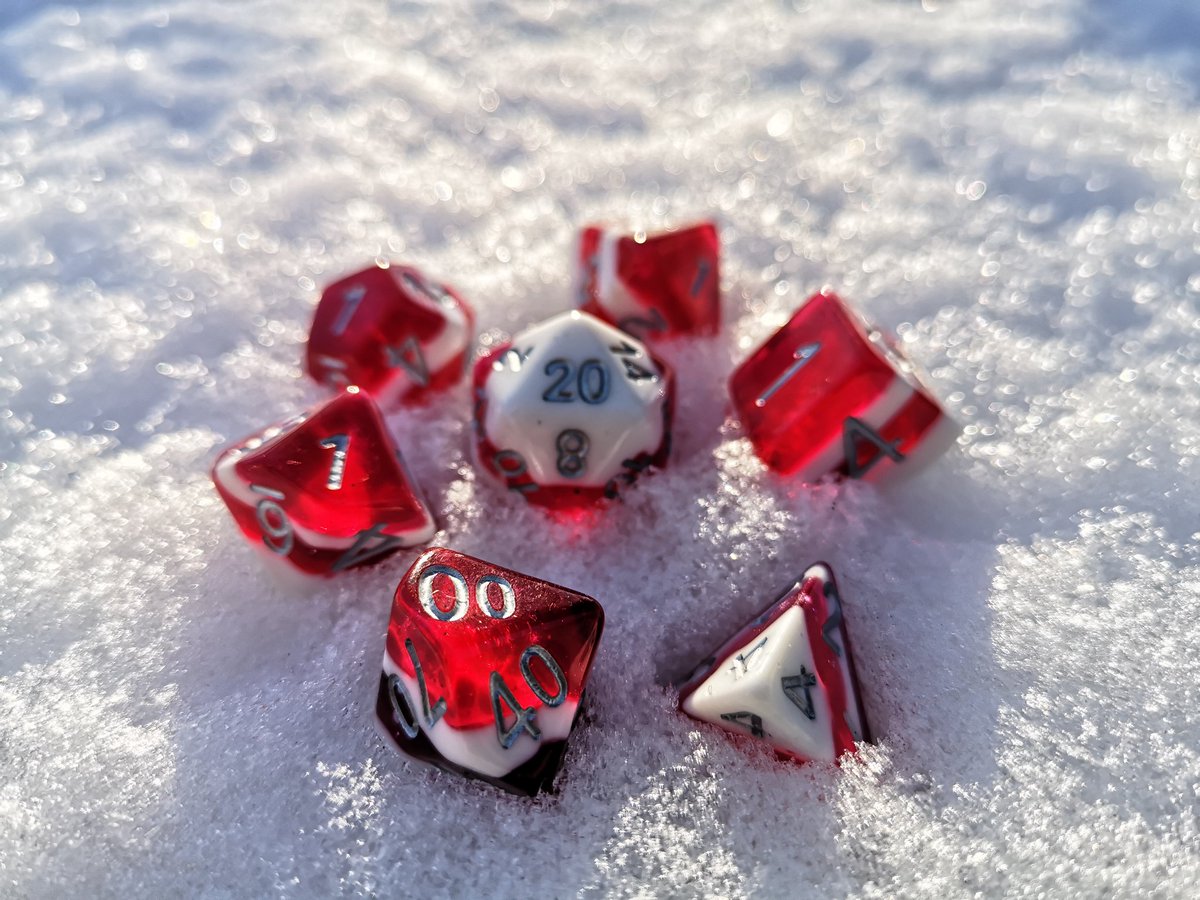 Ice_Cream_Dice's tweet image. Time for a #giveaway.

Up for grabs: One of five 11 piece #icecreamdice Critmas Candy Cane sets.

How to enter: RT or use the #ICDCritmas

Open to everyone, entries accepted until December 3, 10 pm MST.

#dice