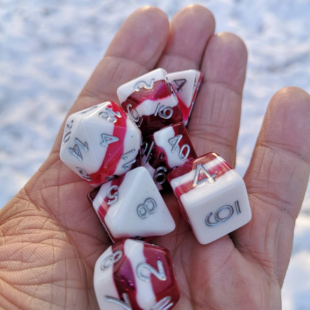 Ice_Cream_Dice's tweet image. Time for a #giveaway.

Up for grabs: One of five 11 piece #icecreamdice Critmas Candy Cane sets.

How to enter: RT or use the #ICDCritmas

Open to everyone, entries accepted until December 3, 10 pm MST.

#dice