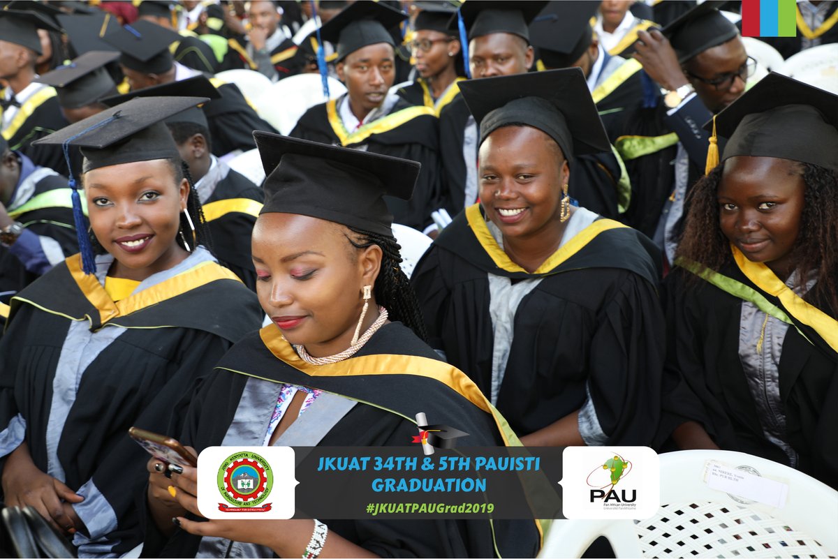 DiscoverJKUAT's tweet photo. I'm confident that you have been adequately prepared to take on industry &amp; societal responsibilities with dedication and purpose. I implore you to make use of the skills and knowledge gained to impact the world. Congrats on your achievement. ~VC Prof. Ngumi. #JKUATPAUGrad2019 ^BT https://t.co/4oCJXH5uR3