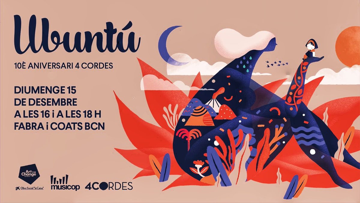 Assaigs  pel Gran Concert #Ubuntú #10Anys del #Projecte #4cordes.  Participaran els nostres alumnes de 4t  de l'<a href="/escolalesfonts/">Escola Les Fonts</a> d'#Argentona juntament amb la resta d'escoles 4cordes de Catalunya. Serà a l'antiga Fàbrica Fabra i Coats de #Barcelona el dia 15 de desembre.