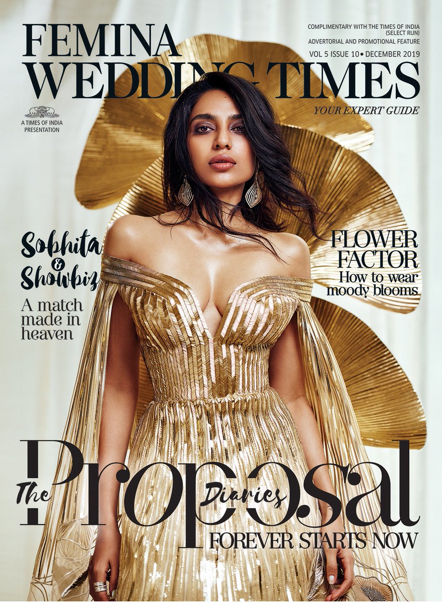 Real, relatable and refreshing—here's presenting our December cover girl, @sobhitad. The sultry beauty takes us through the makings of her newfound success and more in our latest issue - weddingtimesmagazine.com/girl-on-the-ri…