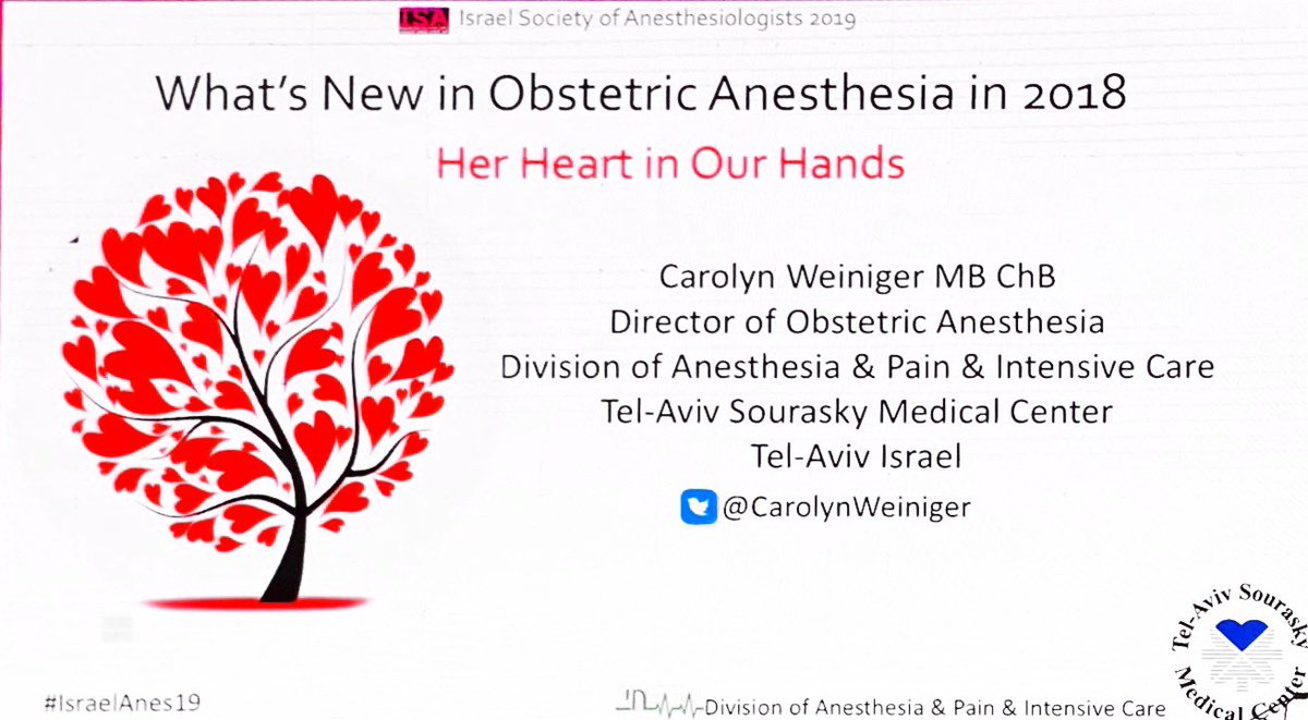 Ron_George's tweet image. What a pleasure to see @CarolynWeiniger present components of her #SOAPAM2019 #Ostheimer lecture to her home audience at #IsraelAnes19 #OBAnes