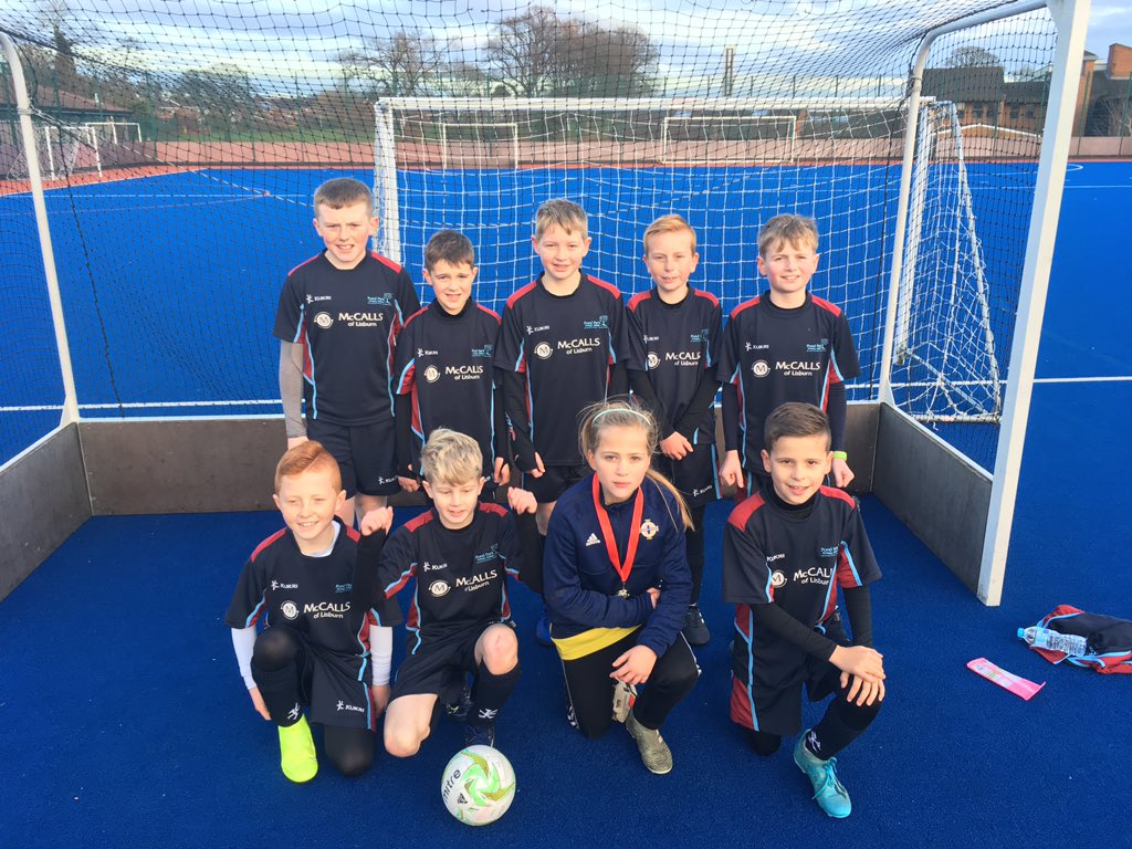Congratulations to the football team who made it all the way to the Lisburn League Finals. Well done to Moria PS who were deserved league champions.