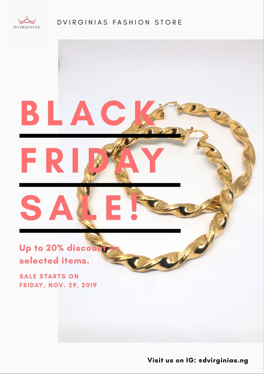 Hi everyone our black   #BlackFriday sales have started. All items have been posted on our Instagram story and WhatsApp.All items in the store actually are on sales. Get up to a 20-50% discount on all items in store!!! Check this thread aswellPlease help Repost