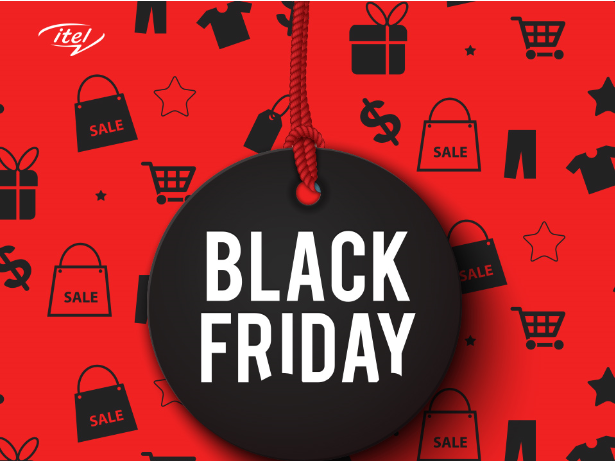 itel_tanzania's tweet photo. Habari Njema ndani ya "BLACK FRIDAY"! Je, orodha yako ya manunuzi imejumuisha simu mojawapo ya itel? Tembelea duka la promotion ya Krismasi upate punguzo la bei mpaka 33% bure! Ikiambatana na zawadi kibao. #BlackFriday #itelMobile #JoinEnjoy https://t.co/qw3ryMNrYZ