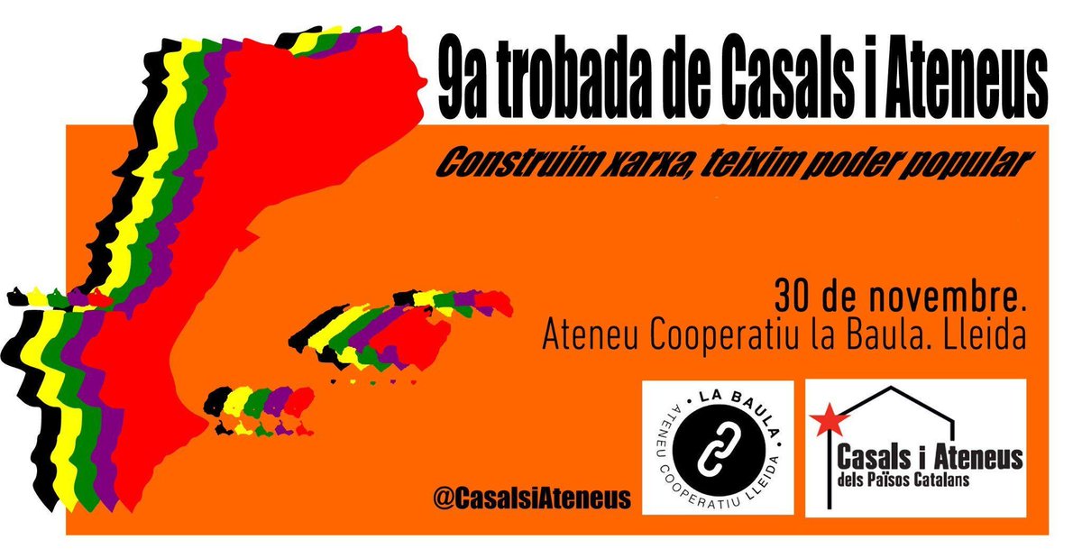 freeannagabriel's tweet photo. Imprescindible.

Aquest dissabte els @CasalsiAteneus dels Països Catalans tenen una cita molt important per seguir treballant i enfortint el projecte de la unitat popular.
#SomPaïsosCatalans 
 https://t.co/CtMs4NvSjC