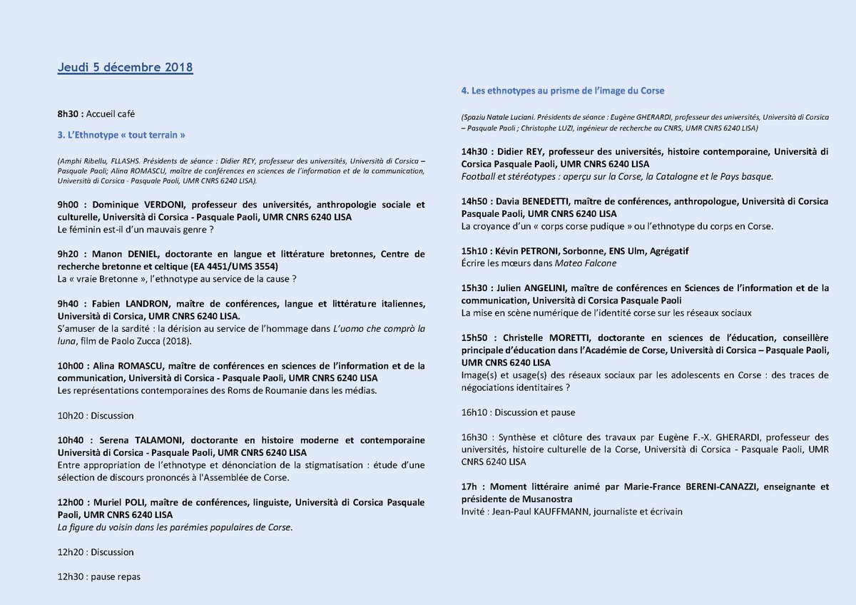 fabienland's tweet photo. Les 4 et 5/12, 2 belles JE organisées par l’ami @GeniuGherardi à l’@UnivCorse @umrlisa sur l’#ethnotype. J’évoquerai la dérision et l’hommage dans #luomochecompròlaluna de #PaoloZucca avec #JacopoCullin et #BenitoUrgu. #cinemaitaliano #nuovocinemasardo https://t.co/h47tT9OSHd