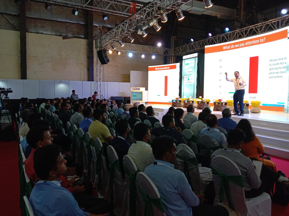 OSHIndia's tweet photo. The #OSHIndiaConference is buzzing with attendees. Are you missing out on important knowledge sessions being imparted by the leading names of the industry?
Head to #OSHIndia now. Don't miss the opportunity.
#OSHMumbai #OSHIndia2019 #safety #health #occupationalsafety https://t.co/beH3YKYA1A