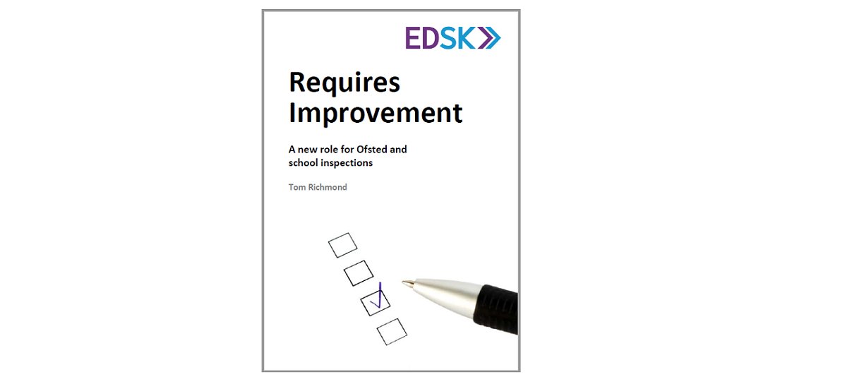 Third, the Conservatives claim Ofsted inspections 'help to raise standards in our schools'. As our recent  @EDSKthinktank report showed, there is no clear evidence that the inspection process actually leads to better schools. /5Read a summary here: https://www.edsk.org/publications/requires-improvement