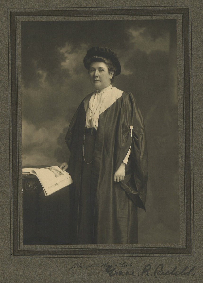 Single mum by choice, suffragette & doctor, Grace Cadell adopted several children (girls & boys) & left them equal shares in her will. Grace looked after suffragettes post hunger strike. She once paid a fine in pennies just to annoy the baillifs. /2