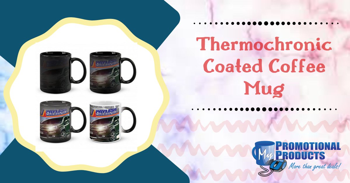 Get your brand logo easily noticed with Promotional Plastic Drink Bottles at My Promotional Products. Look this Custom Branded Thermochromic coated coffee mug With a unique thermochromic coat. Get detailed info. at bit.ly/2Djcahp #ceramiccoffeemugs #ceramiccoffeecup