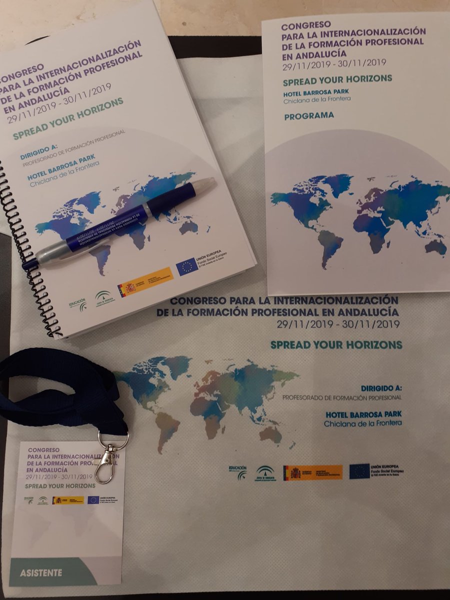cepca1.ced@juntadeandalucia.es (@cepca1c) on Twitter photo #ErasmusFPAndalucia A poco de empezar el Congreso Para la Internacionalización de la Formación Profesional en Andalucia, en el Hotel Barrosa Park en Chiclana. Recuerda traer tu kit #FP #AndaluciaFp
<a href="/EducaAnd/">Consejería Desarrollo Educativo y FP</a> @EducaAndInnova <a href="/FPAndaluza/">Formación Profesional Andaluza</a> <a href="/sepiegob/">SEPIE</a> #ErasmusFPAndalucia A poco de empezar el Congreso Para la Internacionalización de la Formación Profesional en Andalucia, en el Hotel Barrosa Park en Chiclana. Recuerda traer tu kit #FP #AndaluciaFp
<a href="/EducaAnd/">Consejería Desarrollo Educativo y FP</a> @EducaAndInnova <a href="/FPAndaluza/">Formación Profesional Andaluza</a> <a href="/sepiegob/">SEPIE</a>