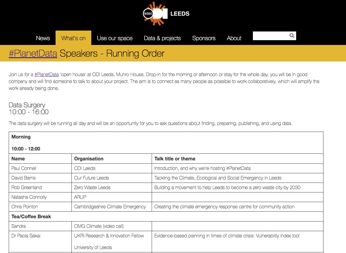 CambsEmergency's tweet image. Totally pumped to be presenting at ODI Leeds #PlanetData this morning!

We&apos;re creating the &quot;situation map&quot; for community-driven climate action